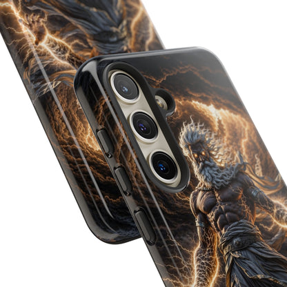 Mythic Thunder God Phone Case — Lightning Warrior Tough Protective Cover