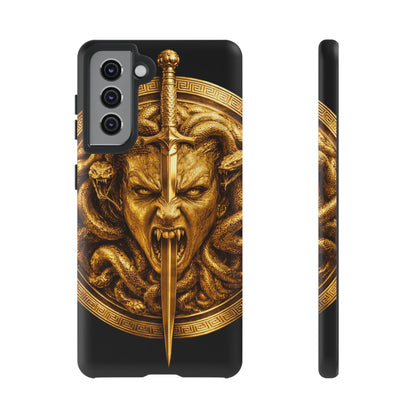 Phone Case — Gold Medusa Dagger Armor iPhone Cover
