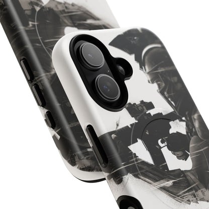 Tough Magnetic Case — Tactical Soldier Silhouette iPhone Cover