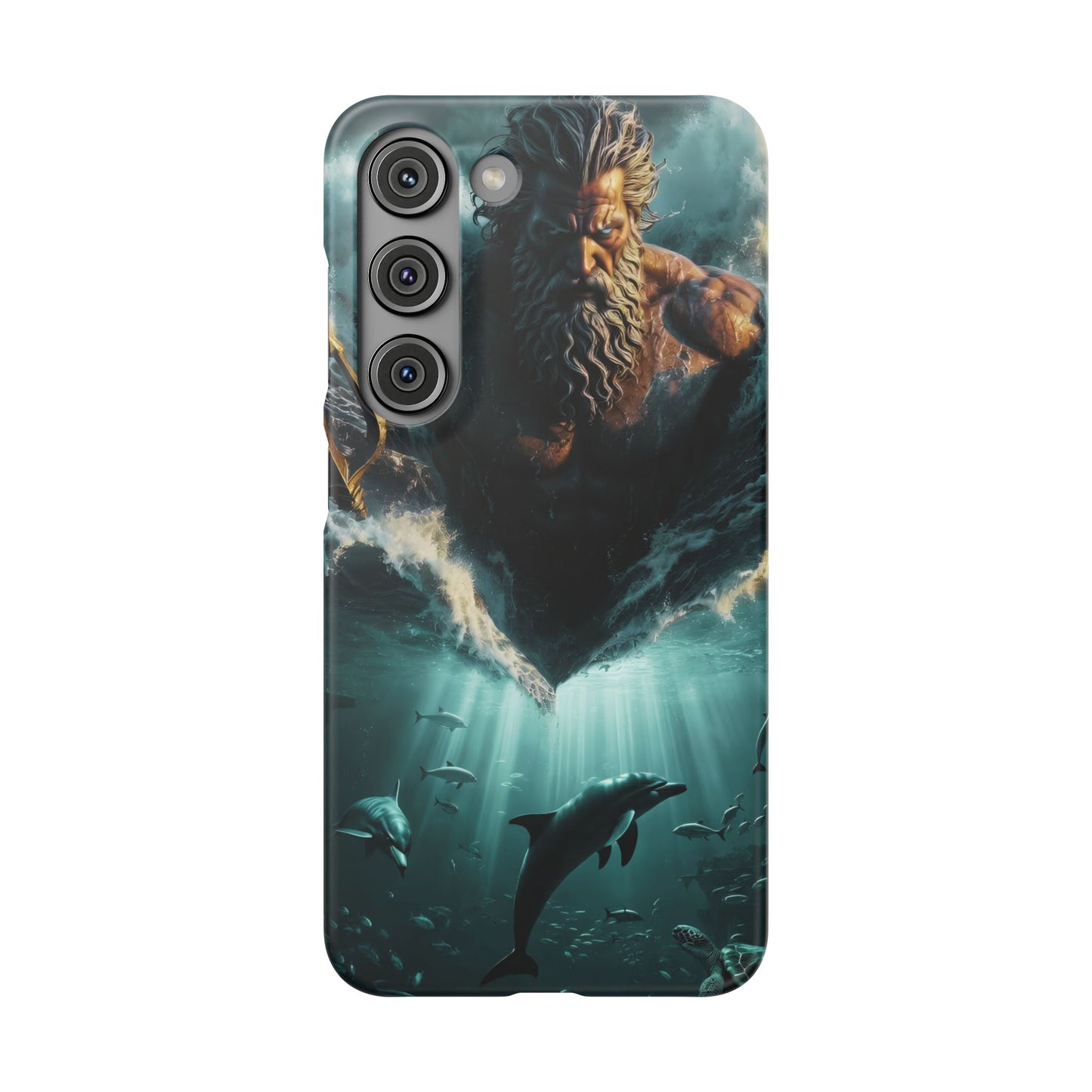 poseidon God Phone Case – Mythic Triton Ocean iPhone Snap Case