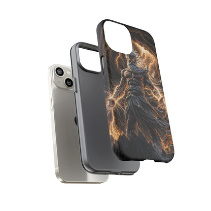 Mythic Thunder God Phone Case — Lightning Warrior Tough Protective Cover
