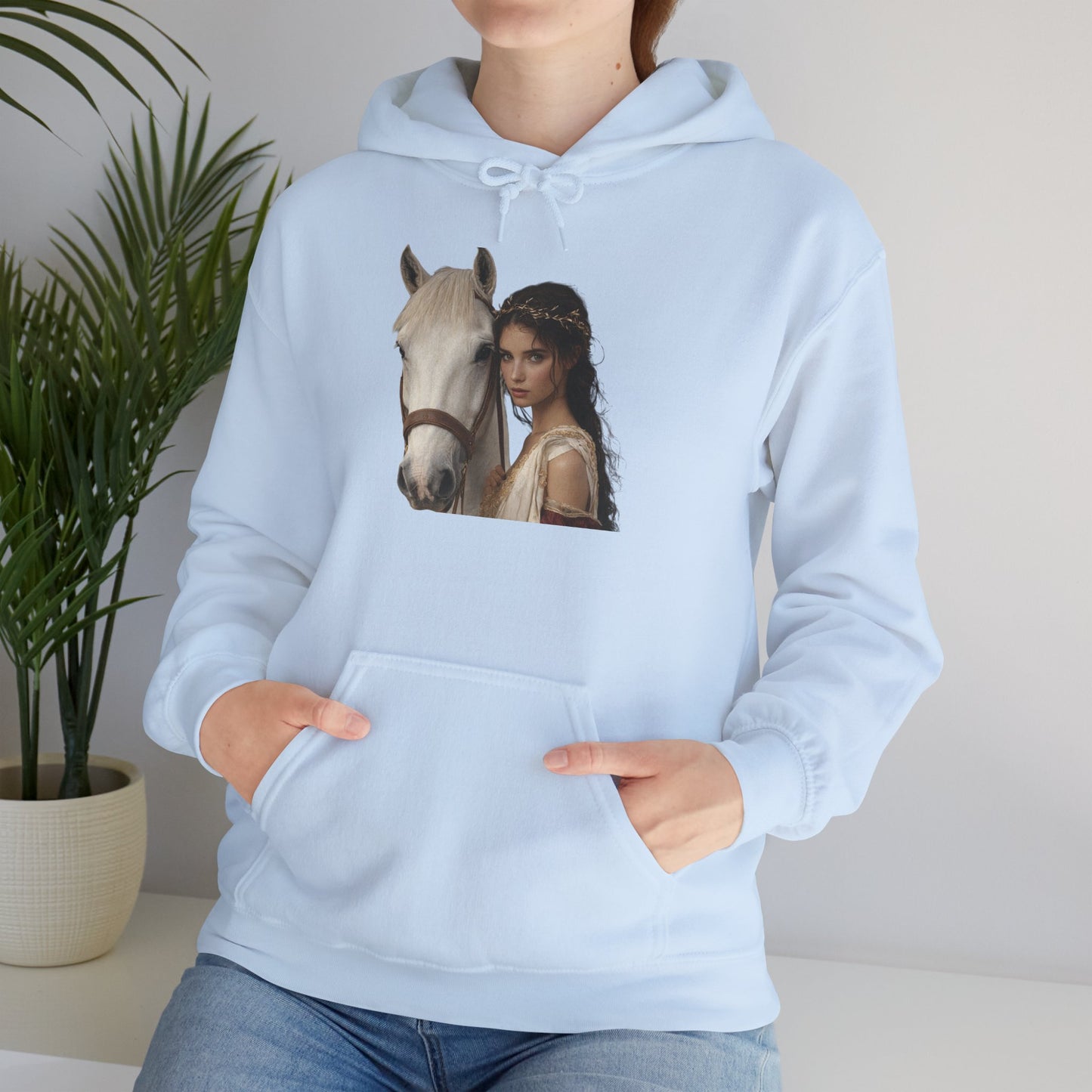 Mystical women and horse Hoodie
