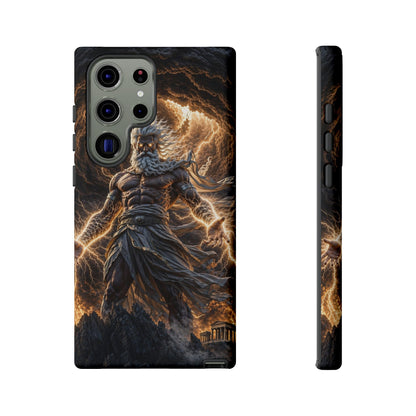 Mythic Thunder God Phone Case — Lightning Warrior Tough Protective Cover