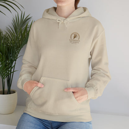 Medusa Goddess Hoodie — Gold Mythology Graphic Sweatshirt