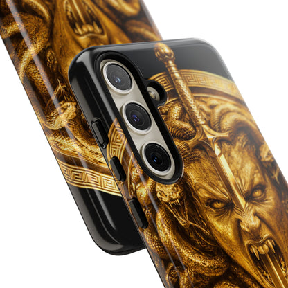 Phone Case — Gold Medusa Dagger Armor iPhone Cover