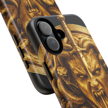 Phone Case — Gold Medusa Dagger Armor iPhone Cover