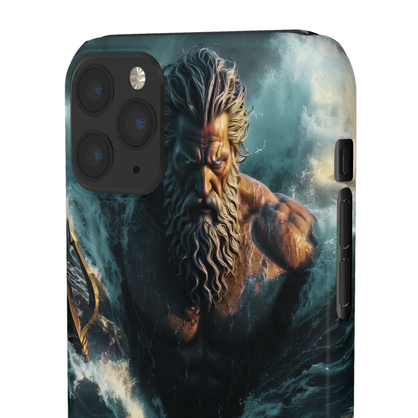 poseidon God Phone Case – Mythic Triton Ocean iPhone Snap Case