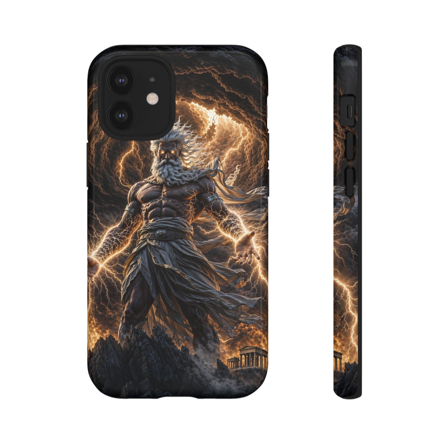 Mythic Thunder God Phone Case — Lightning Warrior Tough Protective Cover