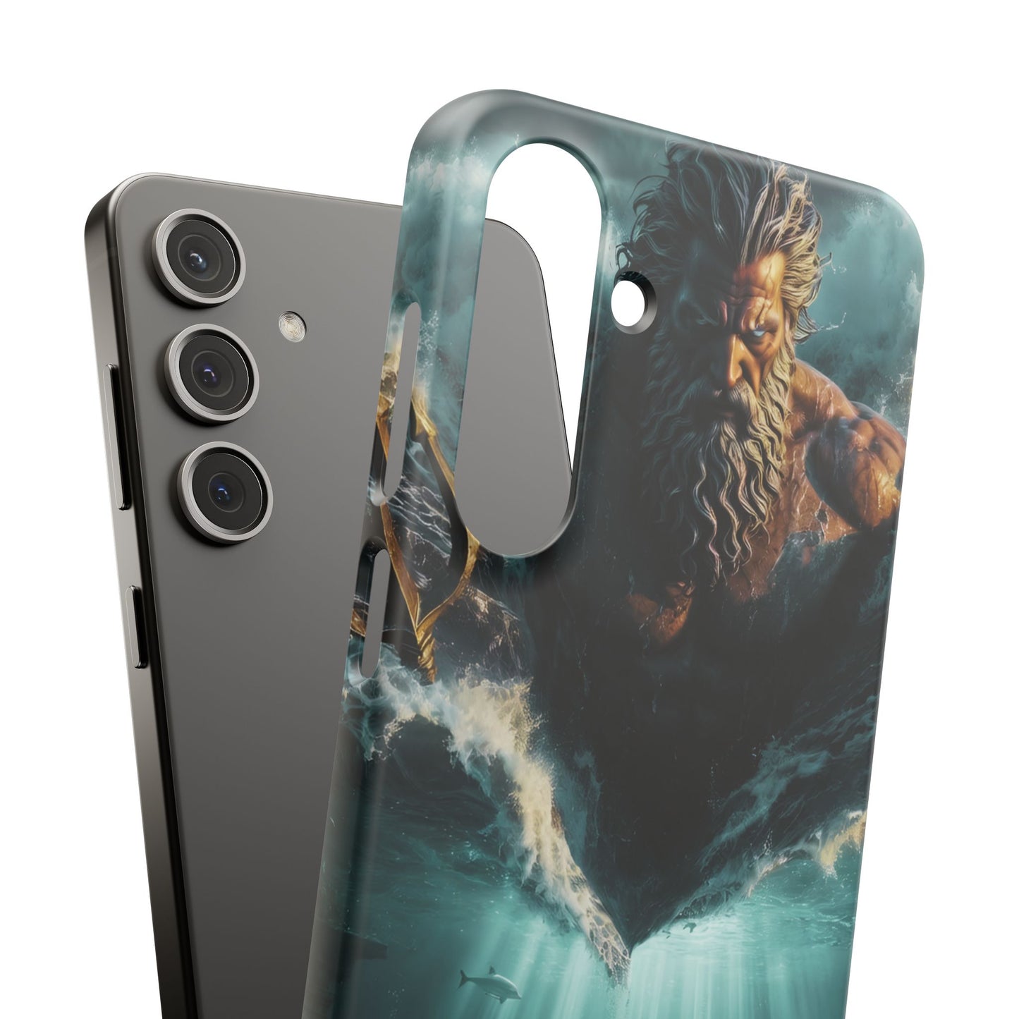poseidon God Phone Case – Mythic Triton Ocean iPhone Snap Case