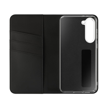 Wolf at Moonlit Ruins Flip Case — Mystical Nightscape Phone Wallet