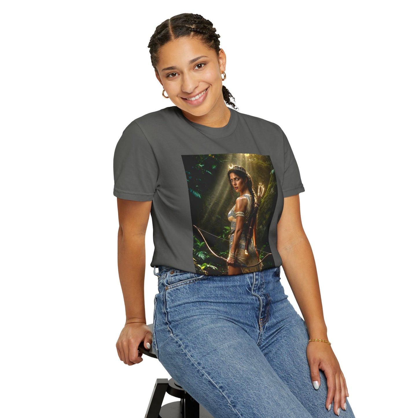 Adventure Archer T-Shirt — Forest Huntress Graphic Tee