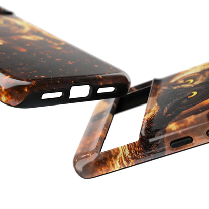 Owl in Flames Phone Case