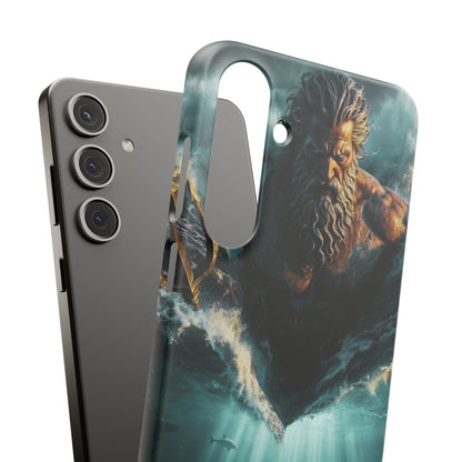 poseidon God Phone Case – Mythic Triton Ocean iPhone Snap Case