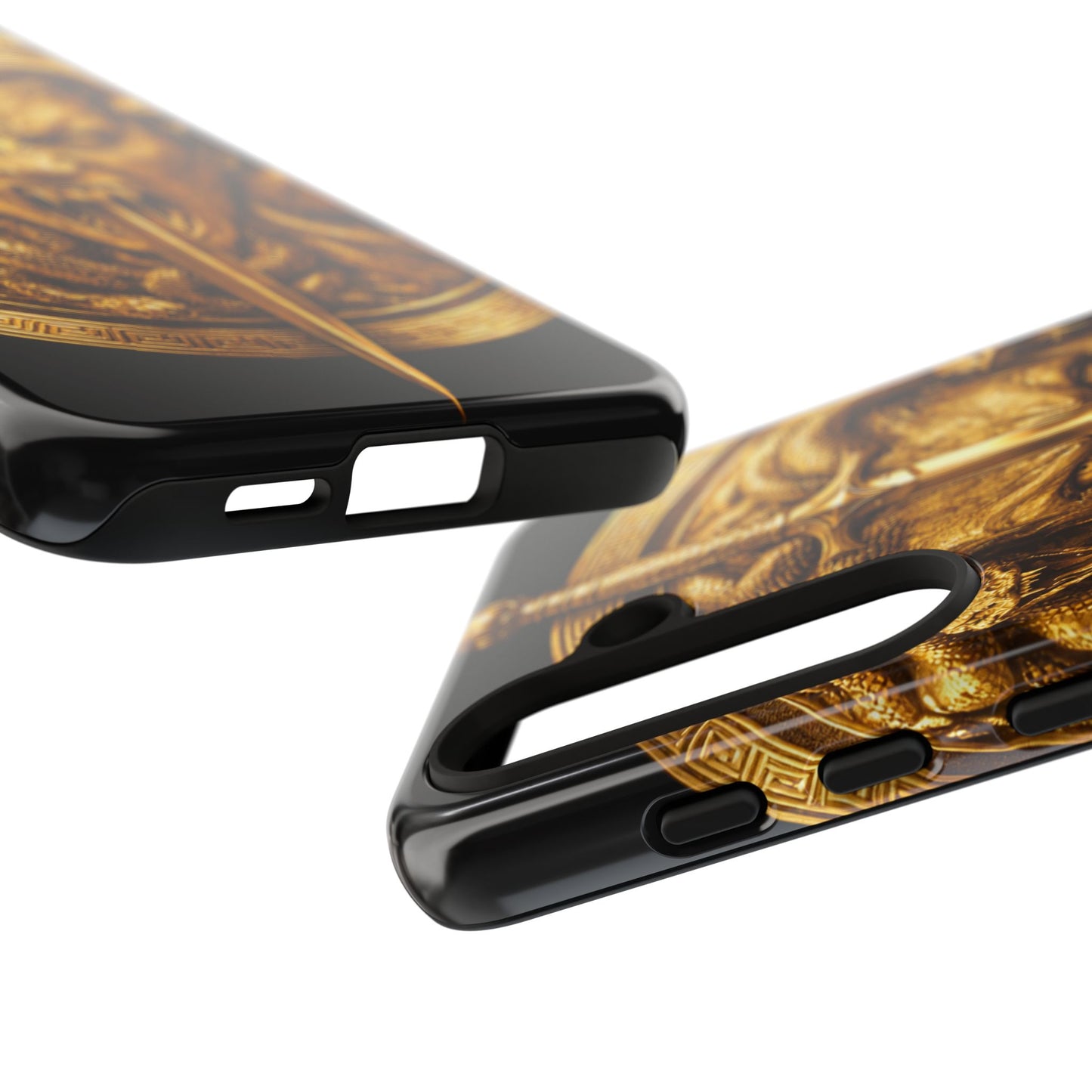 Phone Case — Gold Medusa Dagger Armor iPhone Cover
