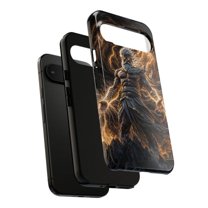 Mythic Thunder God Phone Case — Lightning Warrior Tough Protective Cover