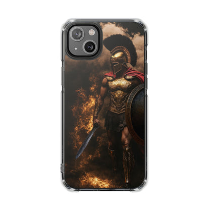 Spartan Warrior Magnetic Impact Case — Clear Protective Phone Case