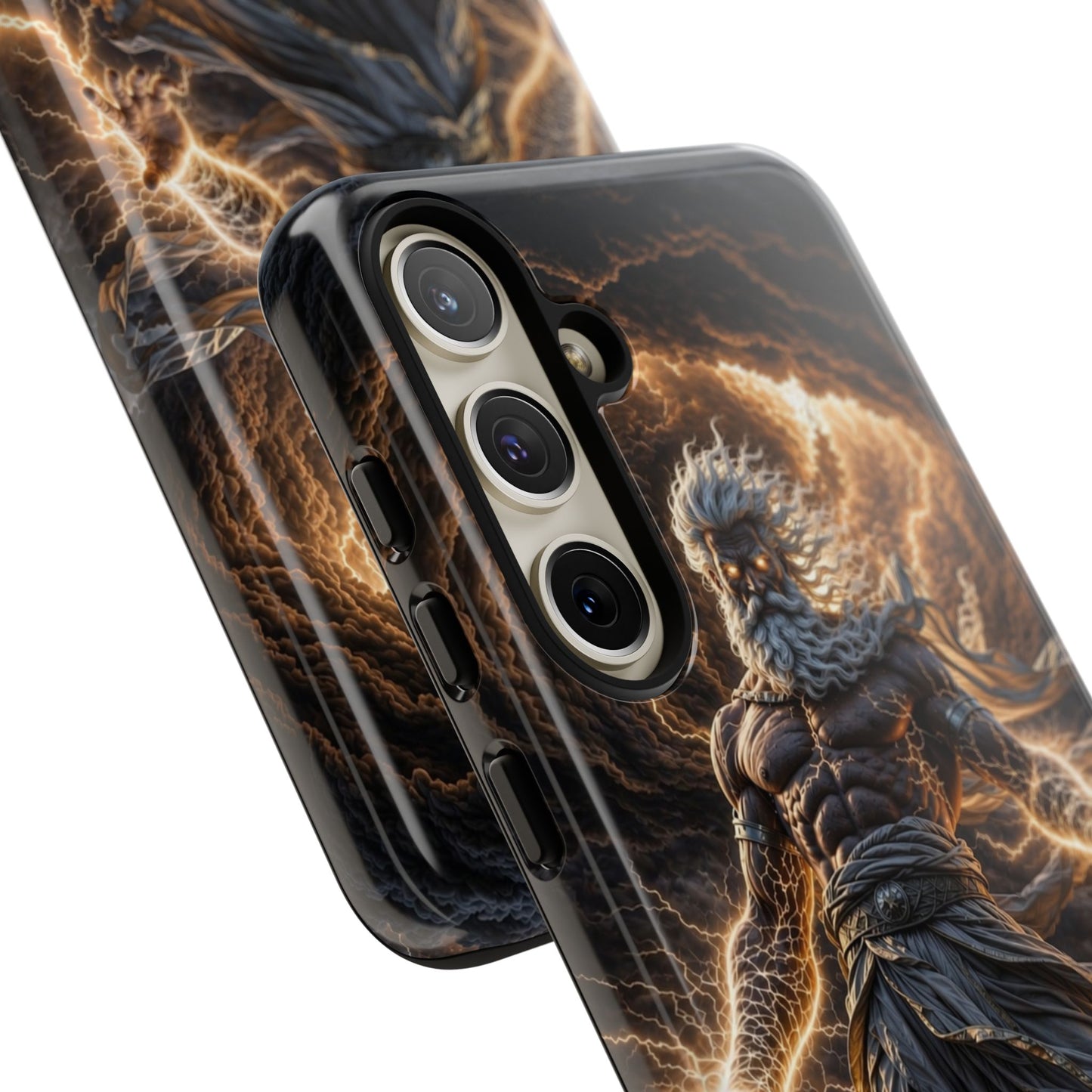 Mythic Thunder God Phone Case — Lightning Warrior Tough Protective Cover