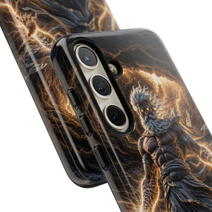 Mythic Thunder God Phone Case — Lightning Warrior Tough Protective Cover