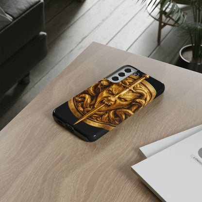 Phone Case — Gold Medusa Dagger Armor iPhone Cover