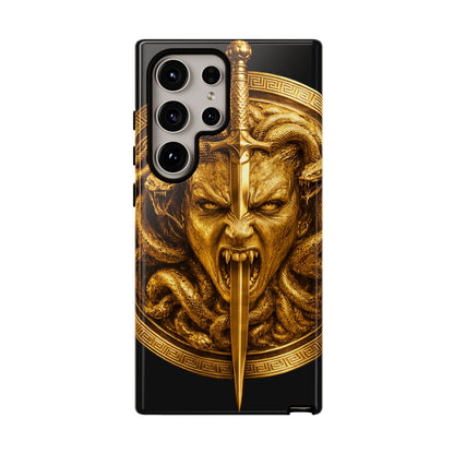Phone Case — Gold Medusa Dagger Armor iPhone Cover