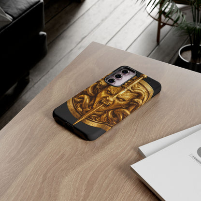 Phone Case — Gold Medusa Dagger Armor iPhone Cover