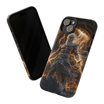 Mythic Thunder God Phone Case — Lightning Warrior Tough Protective Cover