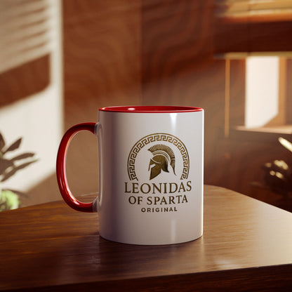 Leonidas of Sparta Cerberus Mug — Two-Tone 11oz Ceramic Mug
