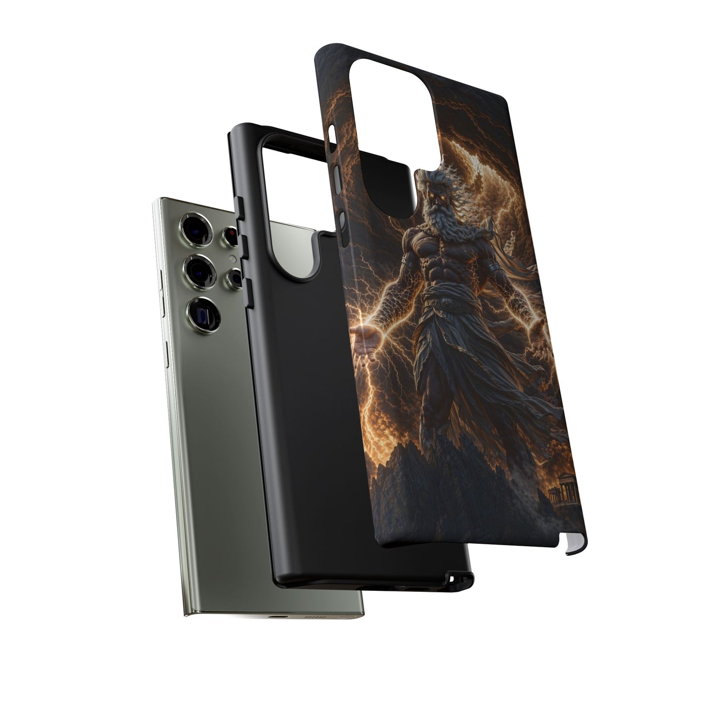 Mythic Thunder God Phone Case — Lightning Warrior Tough Protective Cover