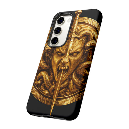 Phone Case — Gold Medusa Dagger Armor iPhone Cover