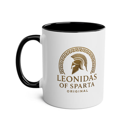 Leonidas Lion Roar Mug — Two-Tone 11oz Coffee Cup