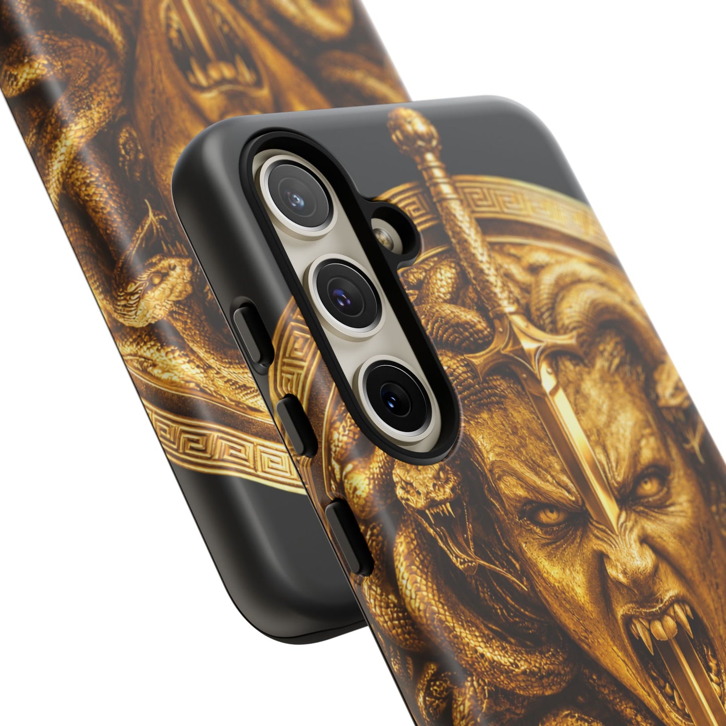 Phone Case — Gold Medusa Dagger Armor iPhone Cover
