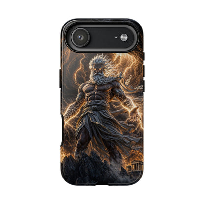 Mythic Thunder God Phone Case — Lightning Warrior Tough Protective Cover
