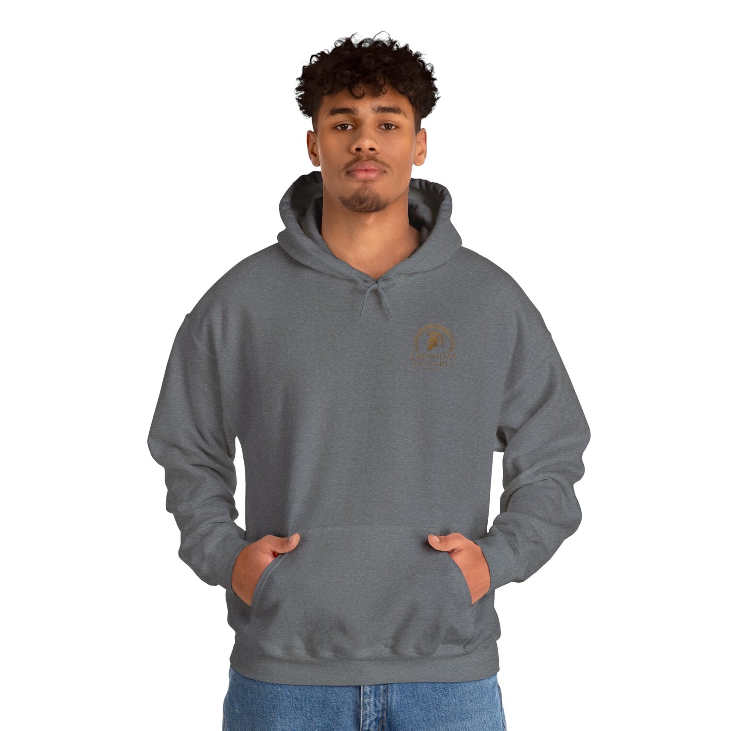 Leonidas of Sparta Hoodie – Spartan Helmet Crest Pullover