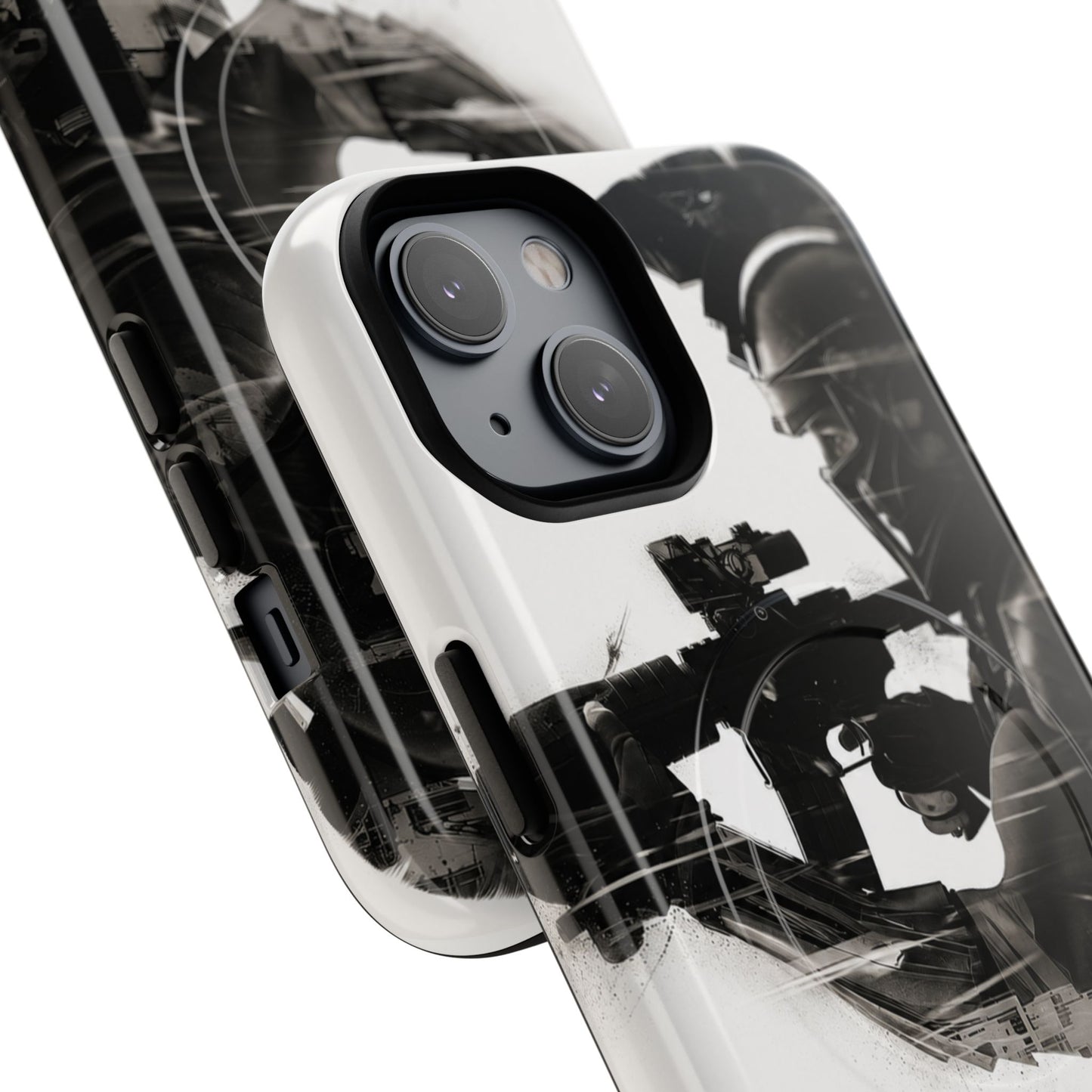 Tough Magnetic Case — Tactical Soldier Silhouette iPhone Cover