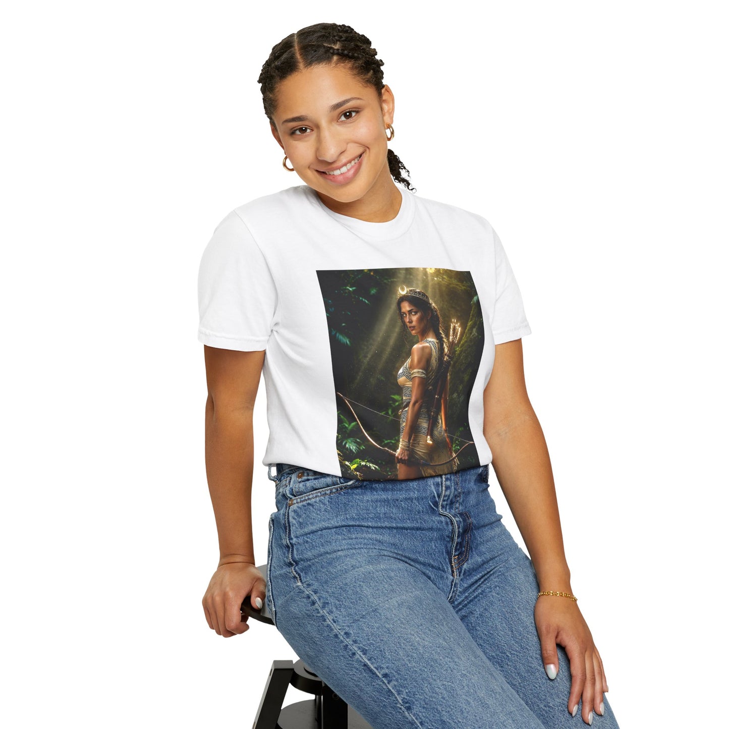Adventure Archer T-Shirt — Forest Huntress Graphic Tee