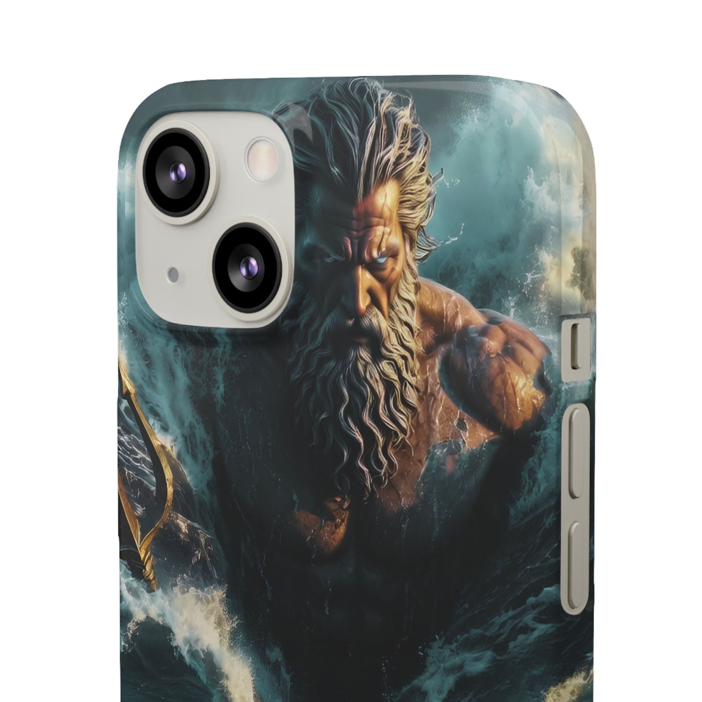 poseidon God Phone Case – Mythic Triton Ocean iPhone Snap Case