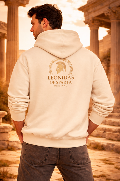 Spartan Battlefield Hoodie — Ancient Warrior Graphic Hoodie