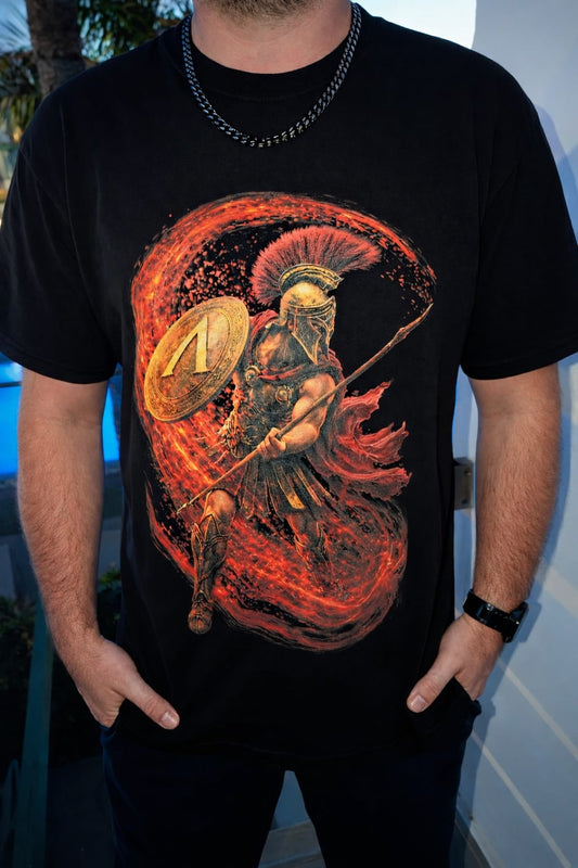 Leonidas of Sparta T-Shirt — Spartan Warrior Graphic Tee