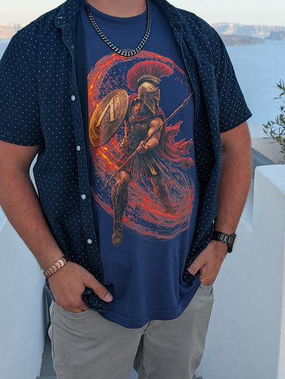 Leonidas of Sparta T-Shirt — Spartan Warrior Graphic Tee