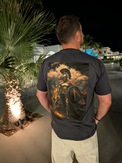 Spartan Warrior Graphic T-Shirt
