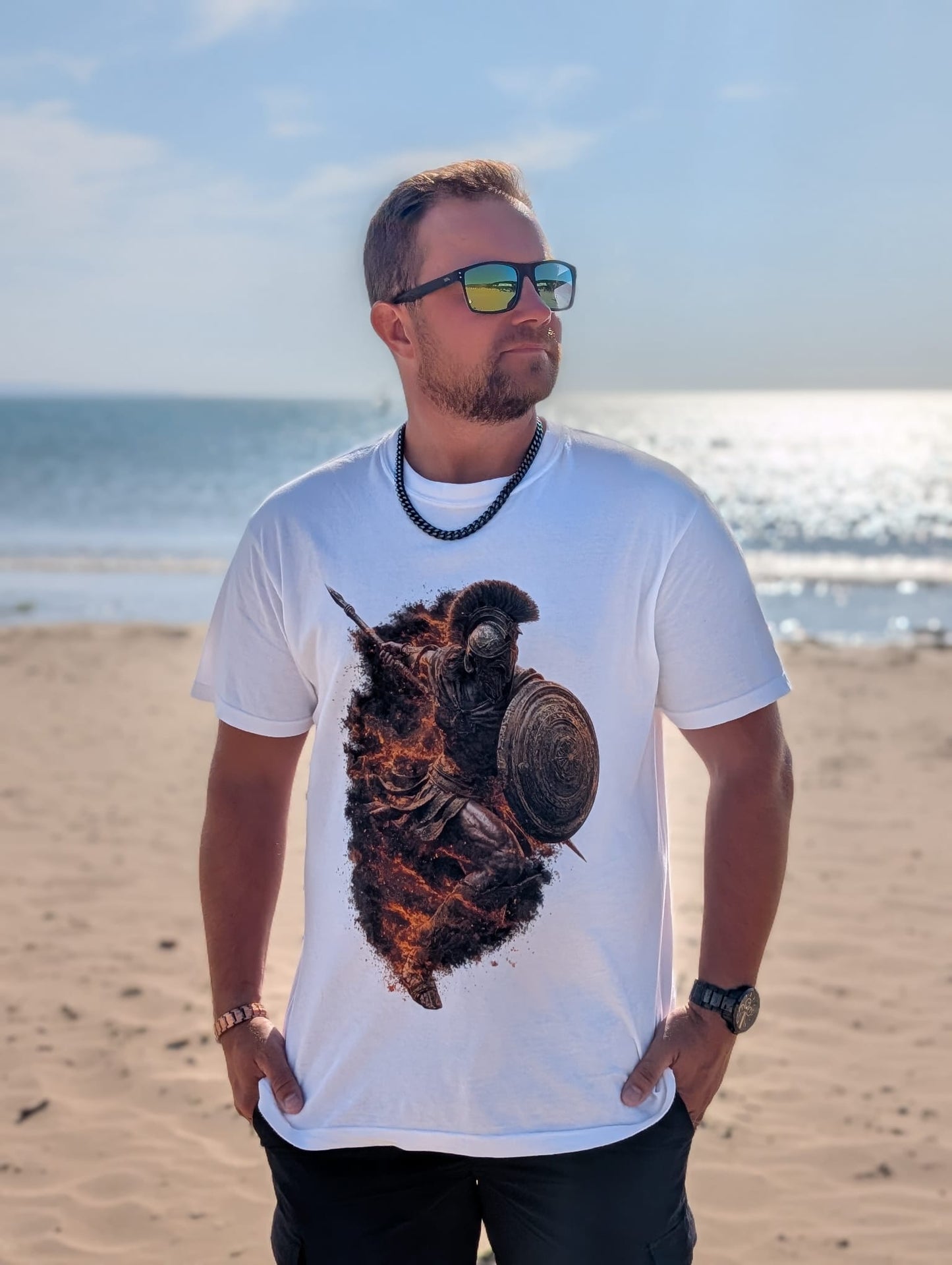 Spartan Warrior Battle T-Shirt