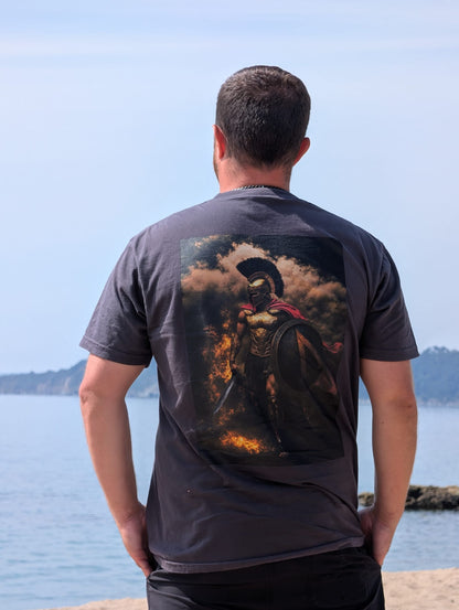 Spartan Warrior Graphic T-Shirt