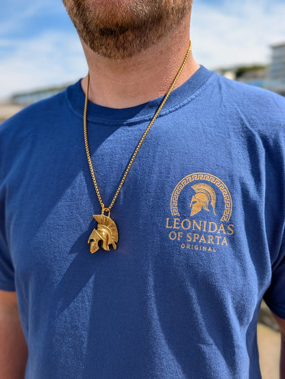 Spartan Warrior Flame Graphic T-Shirt