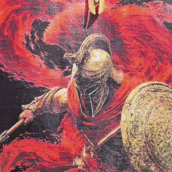 Spartan King Necklace video showing the pendant and stainless steel chain