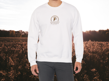 Crewneck Sweatshirt —  Moonlit Wolf Back Graphic